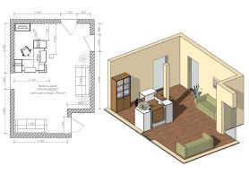 Изображение проекта #1 (План расстановки мебели)